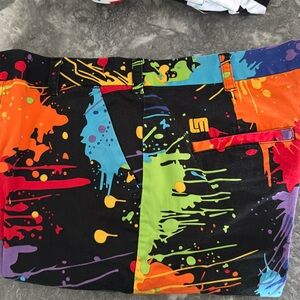 Loudmouth Paint Splatter Golf Shorts